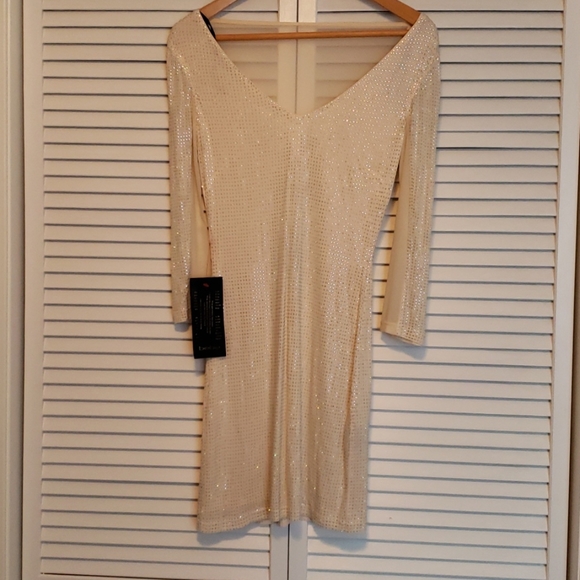 Bebe crystal Studded Dress, XS - Picture 1 of 7